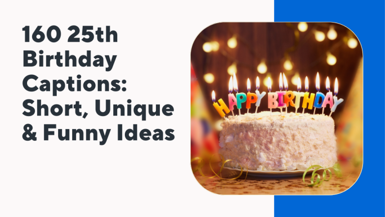 25th birthday captions
