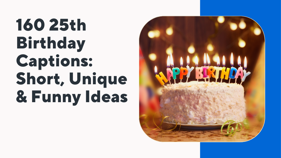 25th birthday captions