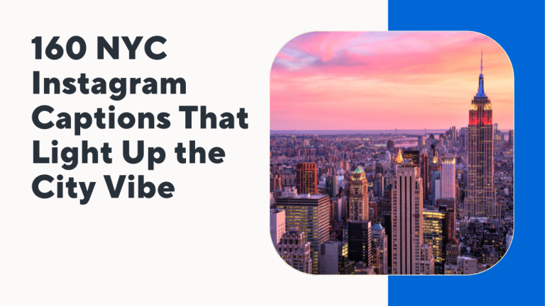 NYC Instagram Captions