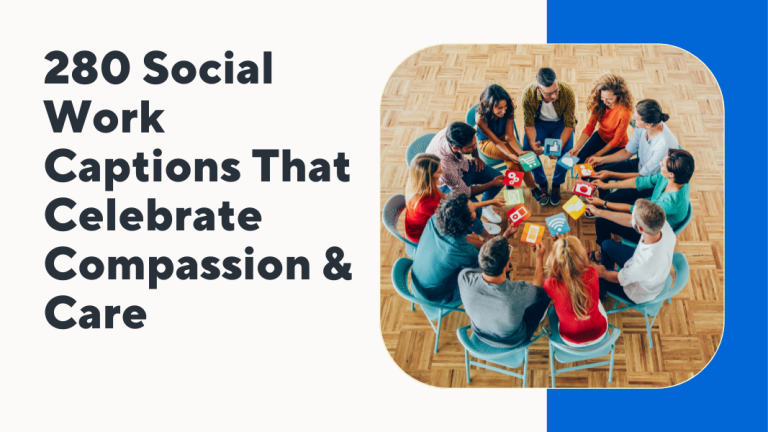 Social Work Captions