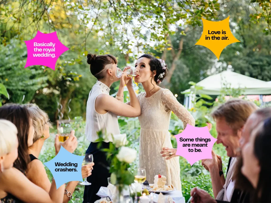 wedding captions